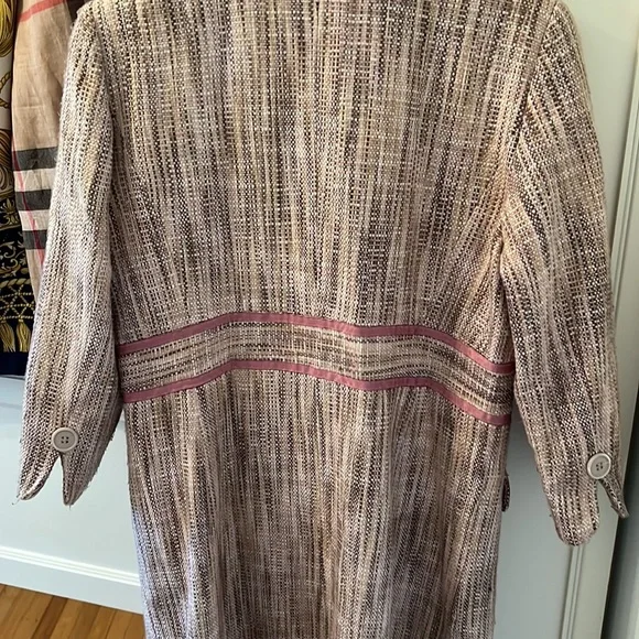 Women's Boutique Pink Jacket Pea Coat - Picture 10 of 13